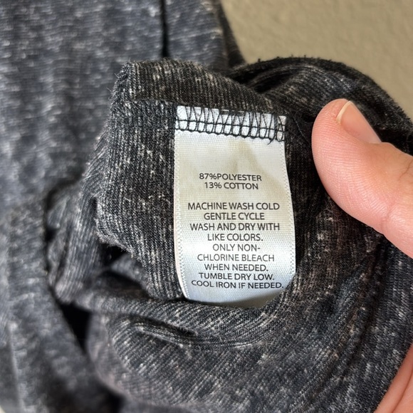 Athleta Activewear Tank Dark Gray Crew Neck Sleeveless Cotton Blend size XS - Picture 5 of 8